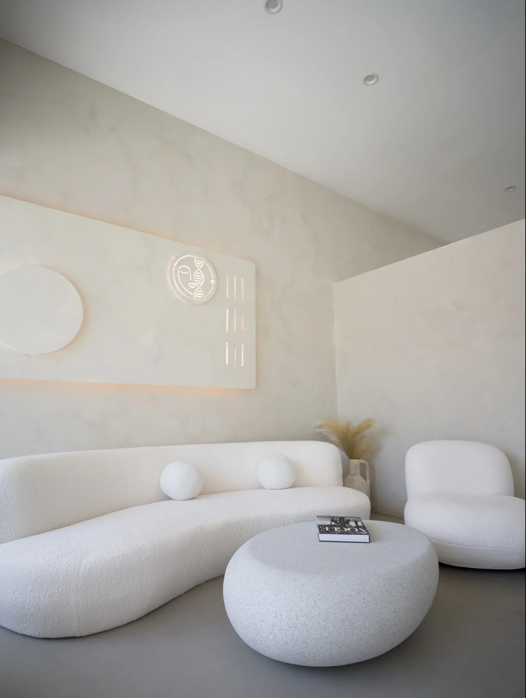 Reception lounge at Rejuvify Med Spa